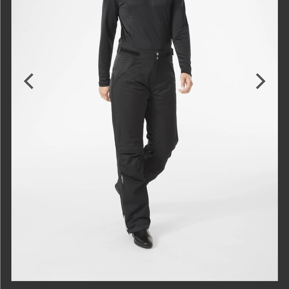 Stierna Stella Thermo Equestrian Black Straight Leg Weather-Resistant Pants